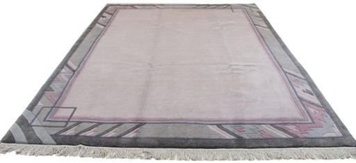 Origineel Modern Designer Hooglandwol Vloerkleed Nepal 344 x 245 cm