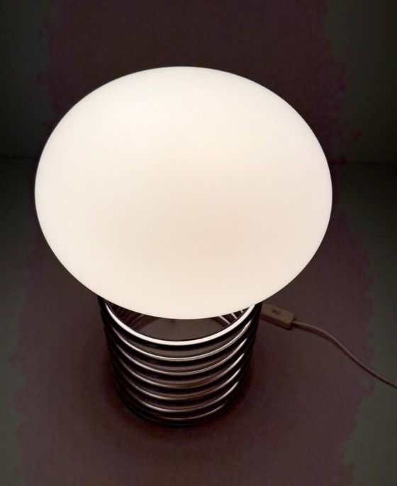 Image 1 of INGO MAURER. per Honsel, lampada da tavolo a spirale, Germania, anni '70