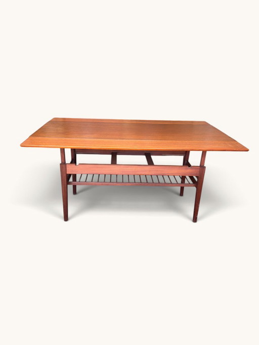 Couchtisch und Esstisch im Mid-Century-Vintage-Stil in einem, Grete Jalk für Glostrup – salontafels, Wood (photo 2 of 10)