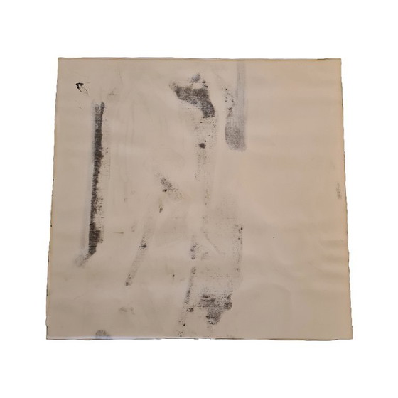 Image 1 of Pencil drawing and woodcut signed Miro