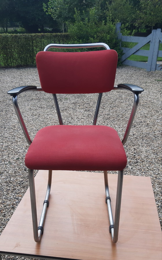 Image 1 of Sedia a sbalzo Gispen tipo PTT 214 Chris Hoffman