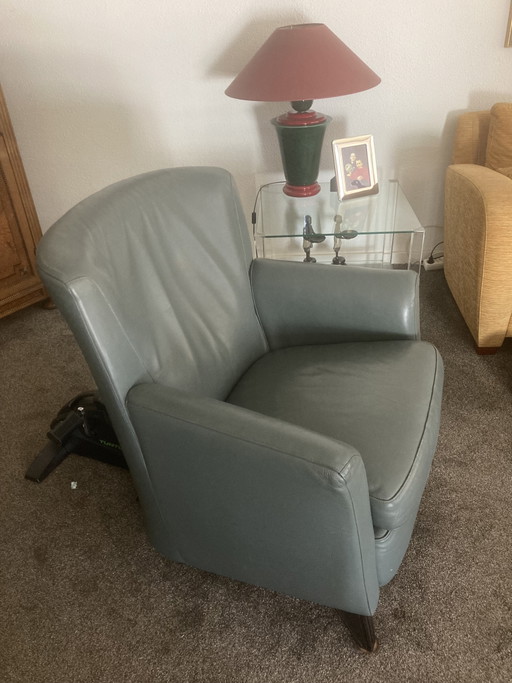 Bench leren fauteuil