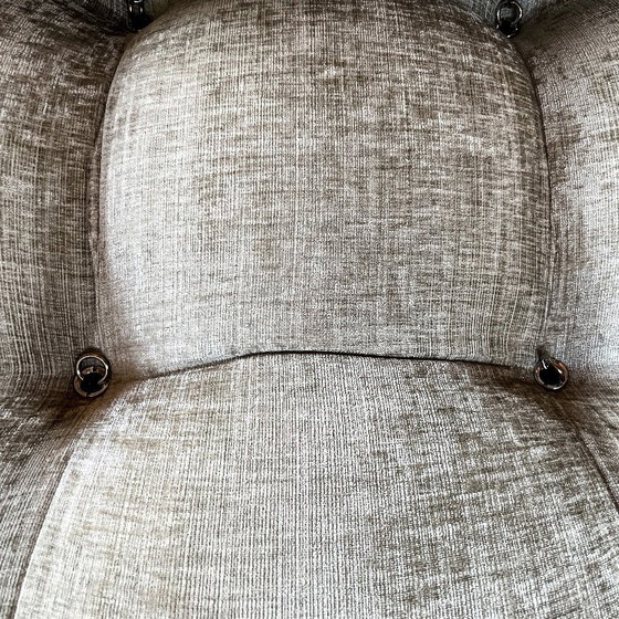 Image 1 of 2x Camaleonda sofa modules by Mario Bellini for B&B Italia in off-white velvet, Italy, 1970s