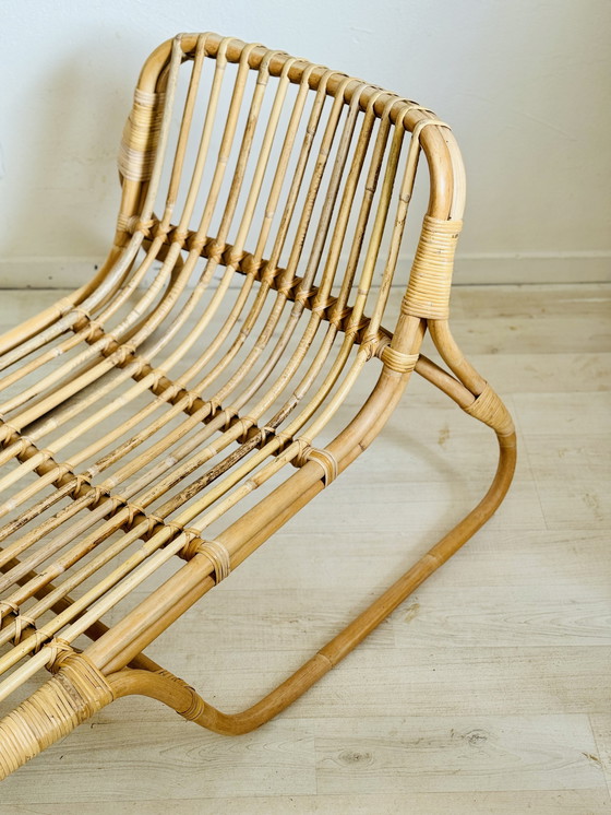 Image 1 of Rattan lounger Jassa Piet Hein Eek for Ikea 2017