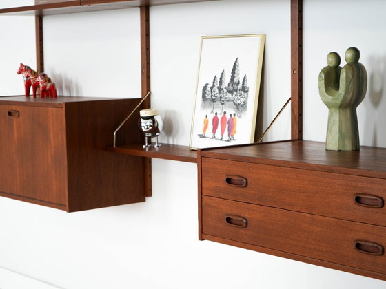 Image 1 of Teak shelving unit, Danish design, 1960s, manufactured in Denmark