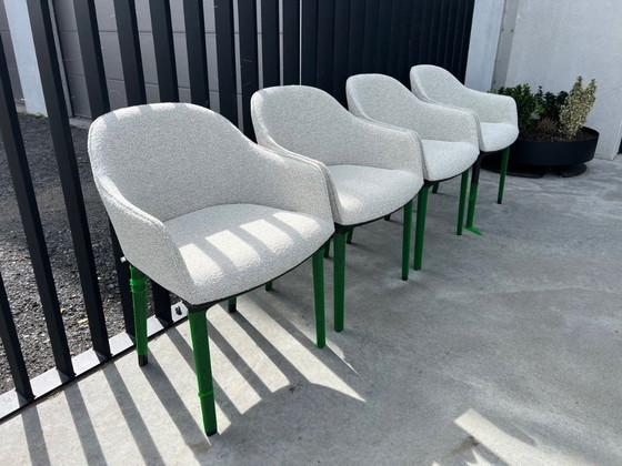 Image 1 of 4x chaises softshell Vitra Bouroullec