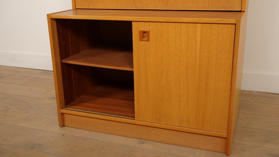 Image 1 of Armoire murale vintage | Bibliothèque | Chêne |