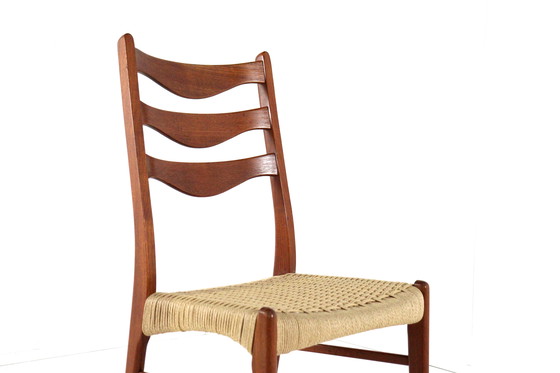 Image 1 of 4x Arne Wahl Iversen per sedie Glygnore Vintage New Papercord