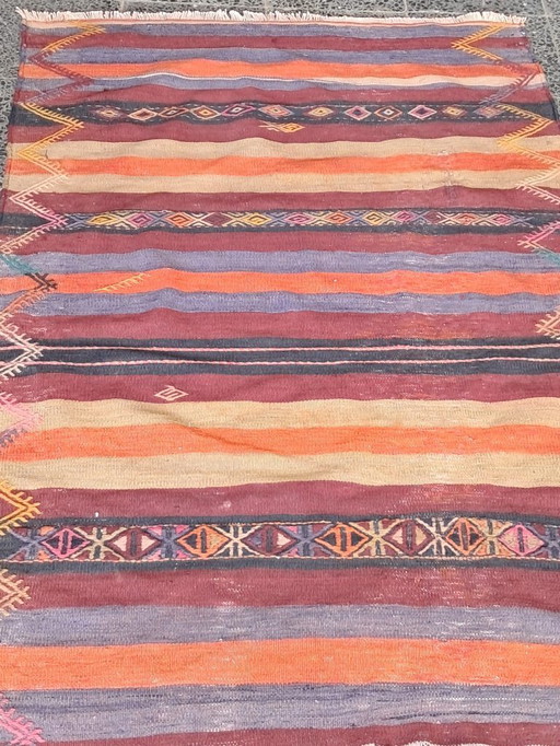 Kilim turco tejido a mano 161x98cm