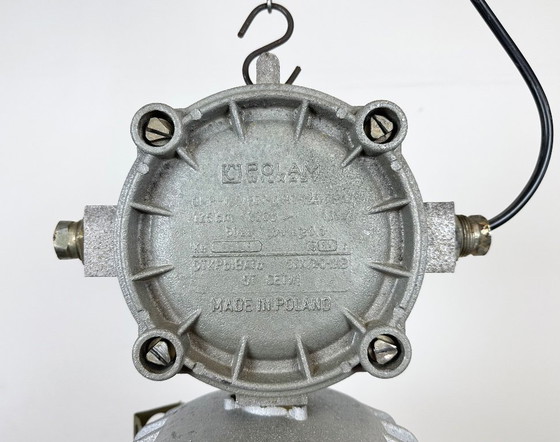 Image 1 of Grande lampada a sospensione industriale in alluminio pressofuso, anni '70