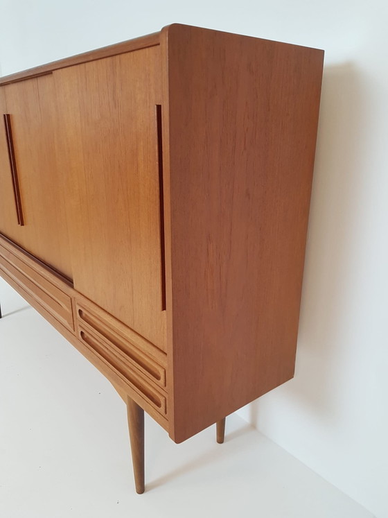 Vintage Wandkast Johannes Andersen Deens Teak Highboard – Wood (photo 8 of 15)