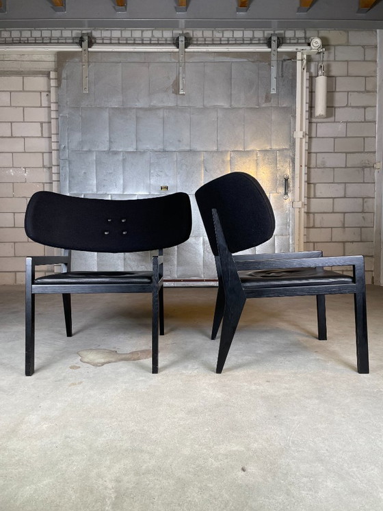 Swedese Cartoon Chair, Stine Gam En Enrico Fratesi (Voorraad: 2) – Fauteuils, Leather, Textile (photo 2 of 10)