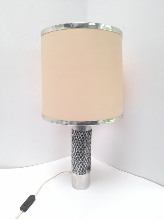 Image 1 of Brutalist lamp Willy Luyckx for Aluclair 1960s