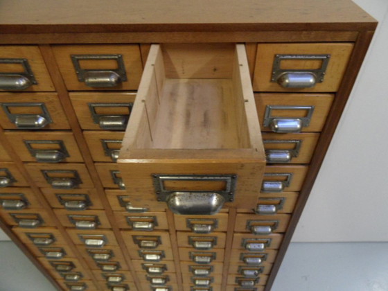 Image 1 of Vintage shop cabinet with 65 drawers