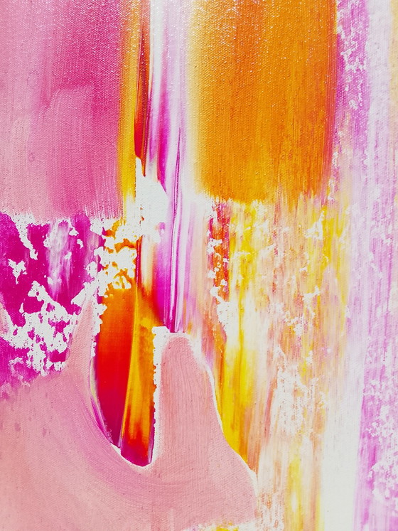 Image 1 of Acrylverfschilderij #Phalenopsis XL 150x100cm