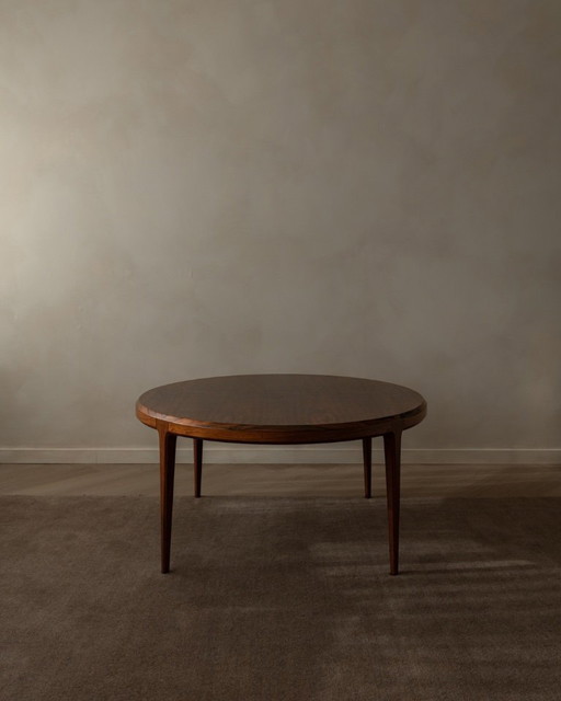 Vintage Rosewood Coffee Table (Model 283) by Johannes Andersen for CFC Silkeborg | Danish Modern Round Table