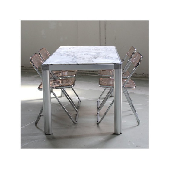 Image 1 of Pinkfarbene Plia Klappstühle (4er-Set)