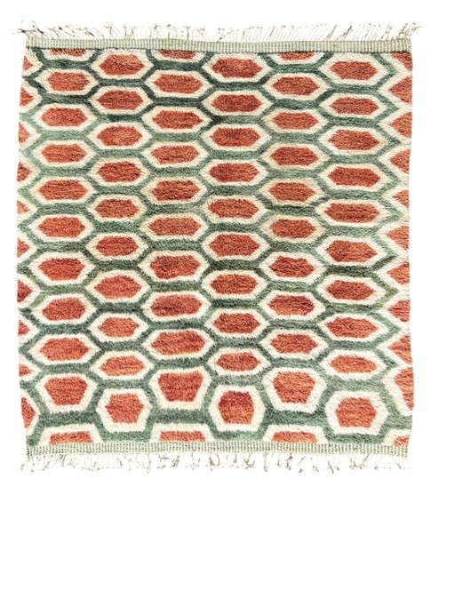 Interior Modern Living Room Rug 220x260 cm - Berber Wool Carpet - Moroccan area rug