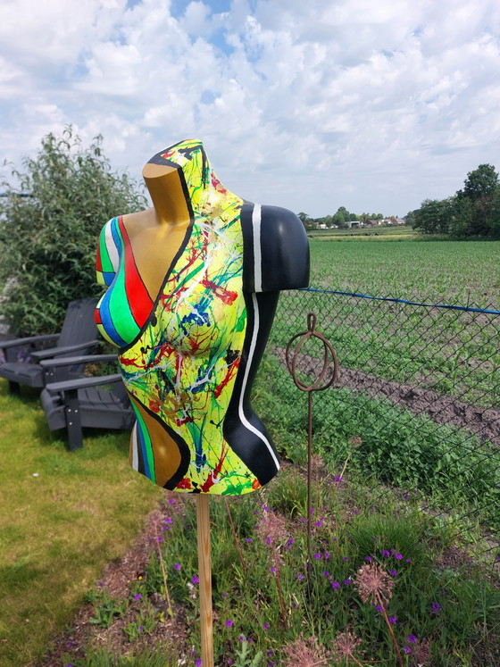 Image 1 of Unique Hand-painted Art Torso Ivana Rösslerová (Art Augenfreud) – No. 12-22