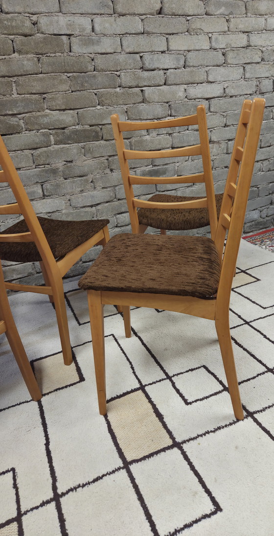 Image 1 of Set di 4 sedie scandinave degli anni '60