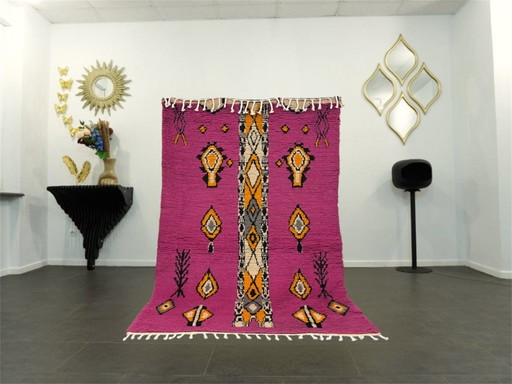 Berberteppich - 254 cm x 160 cm - gefärbte Wolle