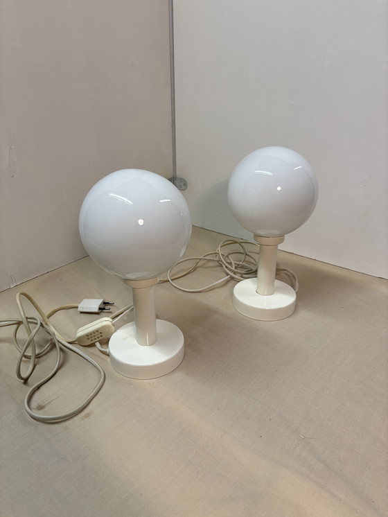 Image 1 of Vintage Jaren 80 mid-century space age lampen