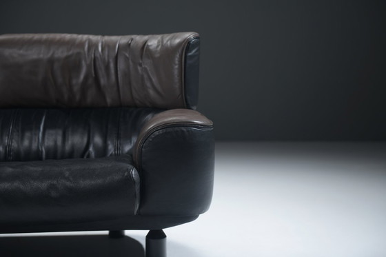 Image 1 of Seltene BULL Sofagarnitur, 1987 von Gianfranco Frattini für CASSINA, nur ein Jahr lang produziert.