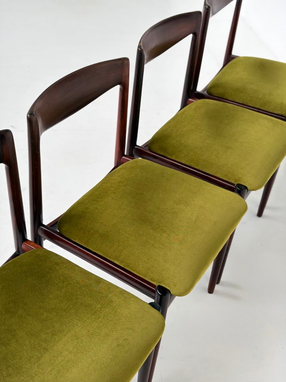 Set of 4 vintage rosewood dining chairs – Mid Century Modern (photo 2 of 8)