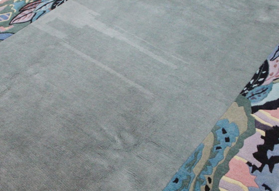 Original Modern Designer Highland Wool Rug Nepal 301 x 206 cm, Rugs & carpets, Green (photo 5 of 9)