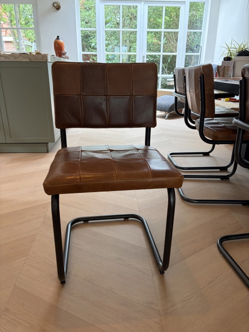 Sillas de comedor de Jess Design – eetkamerstoelen, Leather, Metal