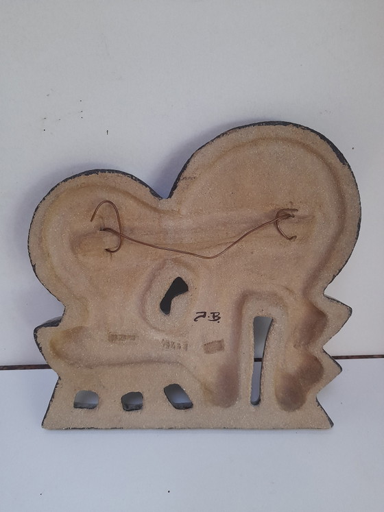 Large ceramic wall plaque Søholm signed Noomi Backhausen – Wall decoration (photo 5 of 5)