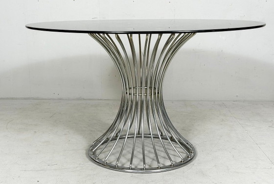 Image 1 of GASTONE RINALDI. Mid Century Esstisch, Italien, 1970er Jahre