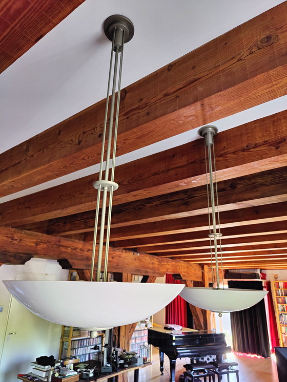 Image 1 of Lampade a sospensione a cinque tubi Gispen modello 1930