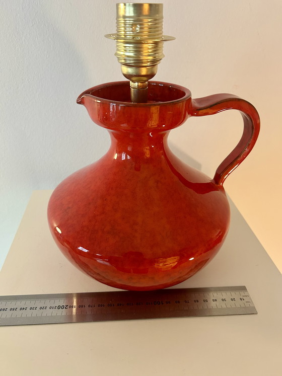 Image 1 of Upcycled table lamp made from a vintage vase - West German Pottery