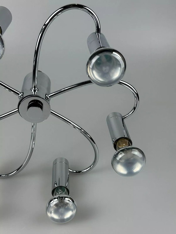 Image 1 of Lámpara de pared o de techo Sputnik de los años 60 y 70 de Cosack Leuchten, cromo