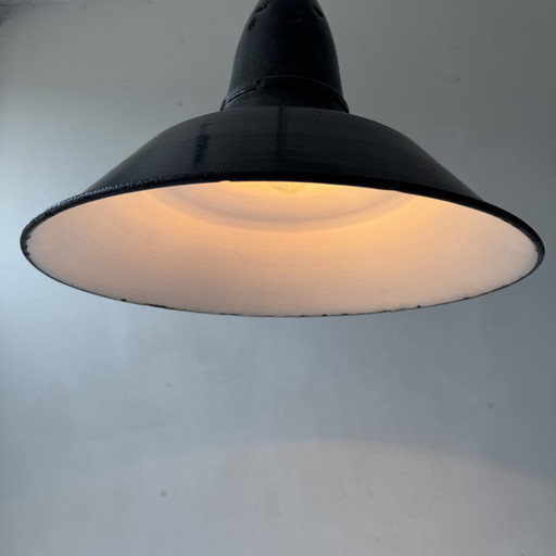 ANCIENNE SUSPENSION INDUSTRIELLE 44 CM