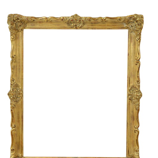 Gold List Baroque Style 64x53cm