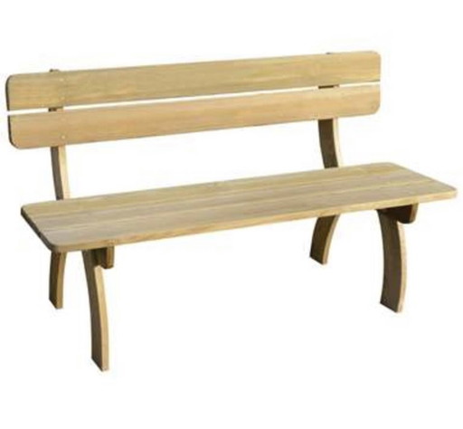 Classic garden bench pine