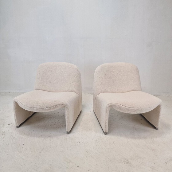 Image 1 of Pair of vintage Alky armchairs by Giancarlo Piretti for Artifort, 1970s