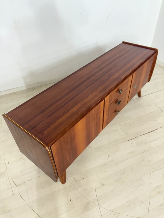 Image 1 of Mid-century sideboard / 1960s lowboard / vintage sideboard / chest of drawers