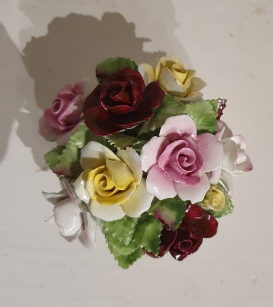 Image 1 of Vintage Royal Doulton Blumenarrangement – ​​Bone China – 11 x 9 cm