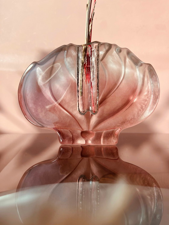 Image 1 of Walther crystal "70's Lotus flower vase