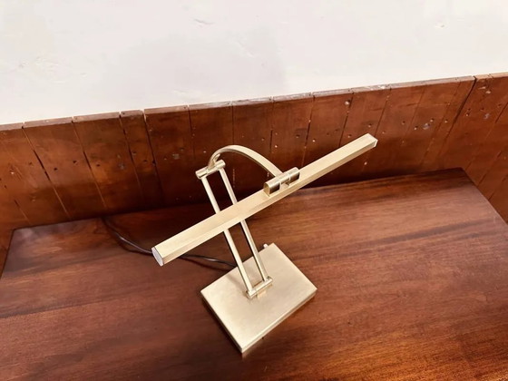 Lampada da tavolo classica in ottone per pianoforte, Lampade da tavolo, Vintage (foto 4 di 7)