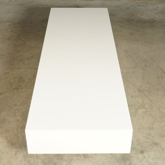 Designer wooden coffee table – white (photo 12 of 12)
