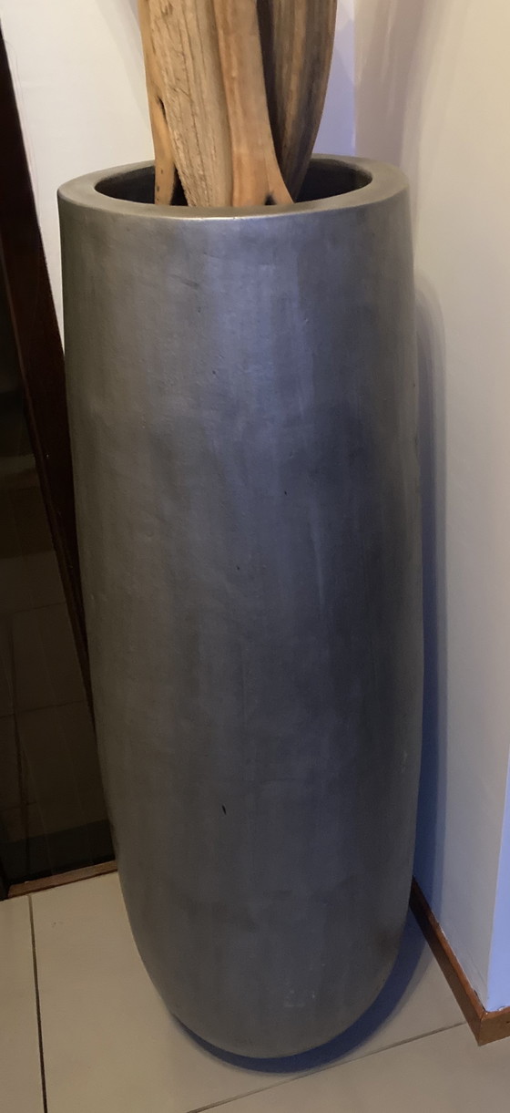 Image 1 of Zilveren plantenbak