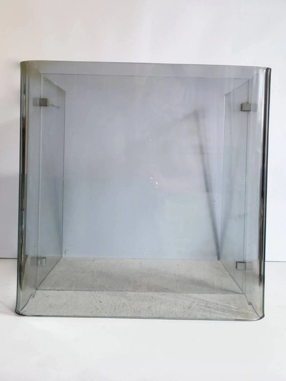 Nachttisch / Beistelltisch aus Plexiglas (Lucite) 1970er Jahre – Nachttische, Metal, Italian Design (photo 7 of 9)