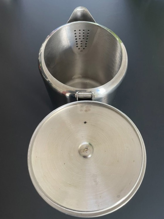 Image 1 of Caffettiera vintage in acciaio inox da 1,5 litri