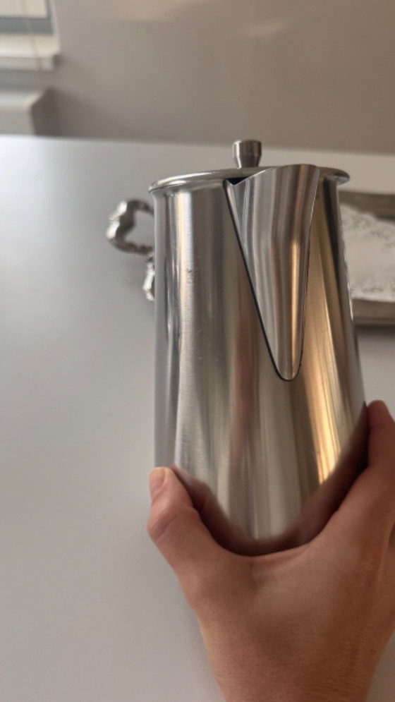 Image 1 of Vintage WMF Stainless Steel Coffee/Teapot