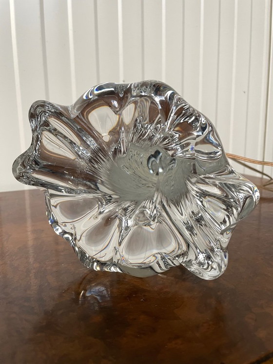 Image 1 of Vintage French Baccarat Table Lamp