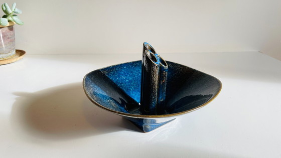 Image 1 of Vaso in ceramica geometrica vintage